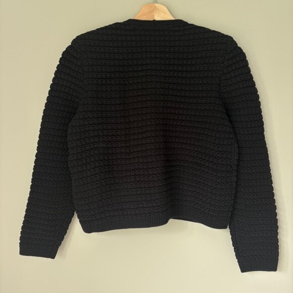 NEW Ba&sh Bash Gaspard Tweed Cardigan Jacket in Black | size 1 / S - Picture 10 of 12